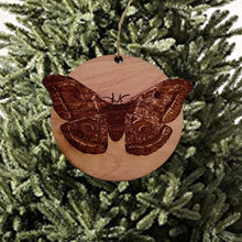 Load image into Gallery viewer, American Silkworm Moth - Cedar Ornament