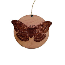 Load image into Gallery viewer, American Silkworm Moth - Cedar Ornament