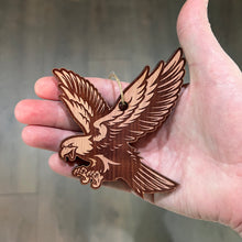 Load image into Gallery viewer, Attacking Eagle - Cedar Ornament