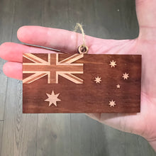 Load image into Gallery viewer, Australian Flag - Cedar Ornament