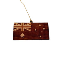 Load image into Gallery viewer, Australian Flag - Cedar Ornament