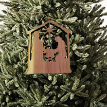 Load image into Gallery viewer, Baby Jesus - Cedar Ornament