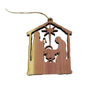 Load image into Gallery viewer, Baby Jesus - Cedar Ornament