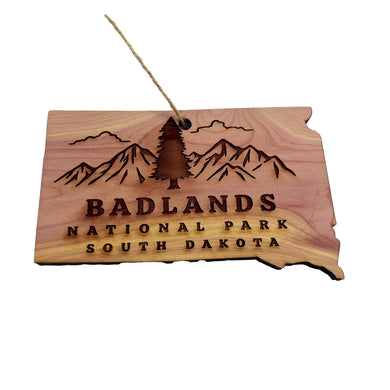 Badlands SD - Cedar Ornament