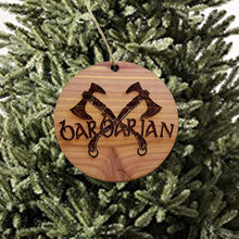 Load image into Gallery viewer, Barbarian - Cedar Ornament