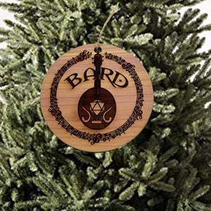 Bard - Cedar Ornament