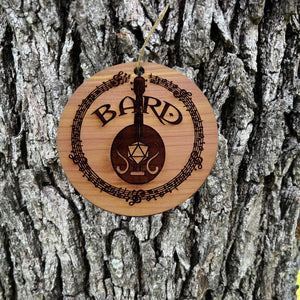 Bard - Cedar Ornament