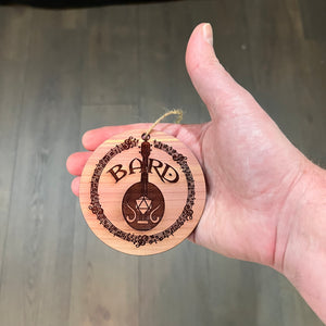 Bard - Cedar Ornament