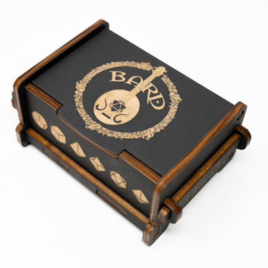 Dice Box - Black - Bard - 6x4x3