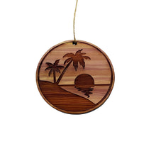 Load image into Gallery viewer, Beach Sunrise - Cedar Ornament