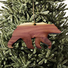 Load image into Gallery viewer, CEDAR Bear Silhouette - Cedar Ornament