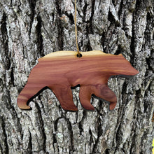 Load image into Gallery viewer, CEDAR Bear Silhouette - Cedar Ornament