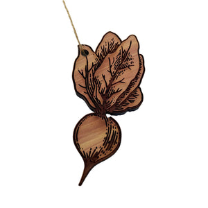 Beet - Cedar ornament