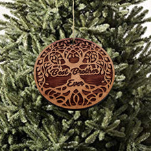 Load image into Gallery viewer, Best Brother Ever Celtic Tree of Life - Cedar Ornament