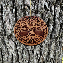 Load image into Gallery viewer, Best Brother Ever Celtic Tree of Life - Cedar Ornament