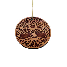 Load image into Gallery viewer, Best Brother Ever Celtic Tree of Life - Cedar Ornament