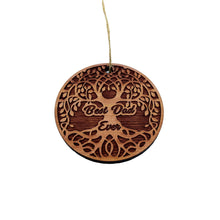 Load image into Gallery viewer, Best Dad Ever Celtic Tree of Life - Cedar Ornament