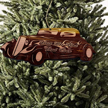 Load image into Gallery viewer, Best Hot Rod Dad Ever 34 Coupe - Cedar Ornament