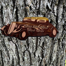 Load image into Gallery viewer, Best Hot Rod Dad Ever 34 Coupe - Cedar Ornament