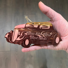 Load image into Gallery viewer, Best Hot Rod Dad Ever 34 Coupe - Cedar Ornament