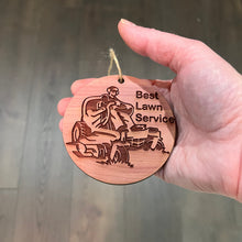 Load image into Gallery viewer, Best Lawn Service - Cedar Ornament