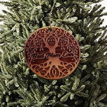 Load image into Gallery viewer, Best Mom Ever Tree of Life - Cedar Ornament