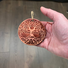 Load image into Gallery viewer, Best Sister Ever Celtic Tree of Life - Cedar Ornament