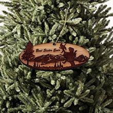 Load image into Gallery viewer, Best Sister Ever Eagle Nest - Cedar Ornament