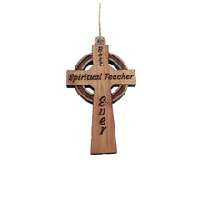 Load image into Gallery viewer, Best Pastor Ever Celtic Cross - Cedar Ornament