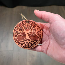 Load image into Gallery viewer, Best Uncle Ever Celtic Tree of Life - Cedar Ornament