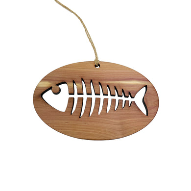 Bone Fish CEDAR Ornament