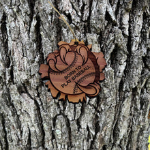 Load image into Gallery viewer, Born to Play Baseball - Cedar Ornament