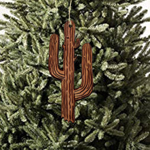 Load image into Gallery viewer, Cactus - Cedar Ornament