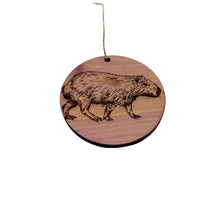 Load image into Gallery viewer, Capybara - Cedar Ornament