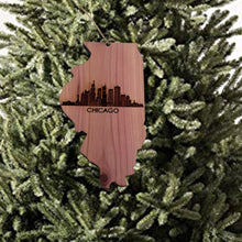 Load image into Gallery viewer, Chicago IL - Cedar Ornament