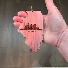 Load image into Gallery viewer, Chicago IL - Cedar Ornament