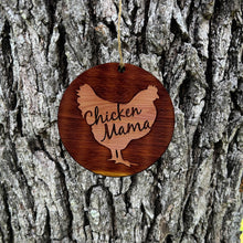 Load image into Gallery viewer, Chicken Mama - Cedar Ornament