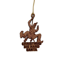 Load image into Gallery viewer, CEDAR Christmas Die Hard Santa Ornament