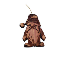 Load image into Gallery viewer, Christmas bearded gnome - Cedar Ornament