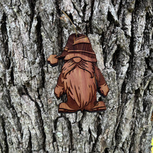 Load image into Gallery viewer, Christmas bearded gnome - Cedar Ornament