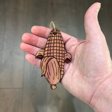 Load image into Gallery viewer, Corn on the cob - Cedar Ornament