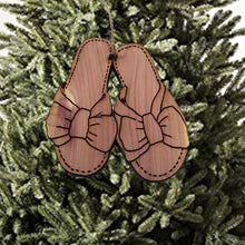 Load image into Gallery viewer, Cozy Slippers - Cedar Ornament