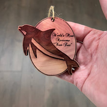 Load image into Gallery viewer, Custom PERSONALIZED Dolphin Worlds Most Awesome Your Text - Cedar Ornament