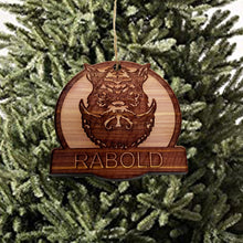 Load image into Gallery viewer, CEDAR Customized Personalized Wild Boar Head - Cedar Ornament