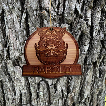 Load image into Gallery viewer, CEDAR Customized Personalized Wild Boar Head - Cedar Ornament