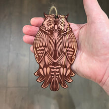 Load image into Gallery viewer, Cute Owl - Cedar Ornament