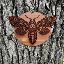 Load image into Gallery viewer, Deaths Head Hawk Moth - Cedar Ornament