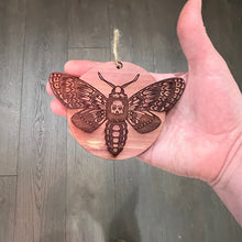 Load image into Gallery viewer, Deaths Head Hawk Moth - Cedar Ornament