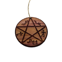 Load image into Gallery viewer, Demon Trap - Cedar Ornament