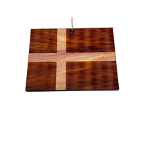 Load image into Gallery viewer, Denmark Flag - Cedar Ornament